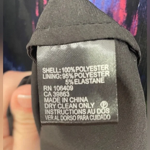 Tahari Arthur S. Levine floral print a-line dress - Picture 9 of 10